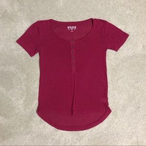 Mudd boardwalk Henley Shirt size S